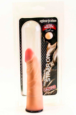 Насадка для страпон-трусиков Ultra Realistic, 17,5 см (вторая кожа) (Цвет: телесный)