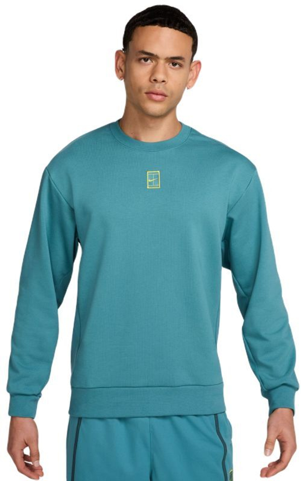 Мужская теннисная кофта Nike Court Heritage Dri-Fit - Бирюзовый