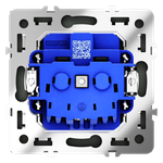 Розетка встраиваемая VOLTUM S70 с заземлением и защитными шторками, 16А, (графит)