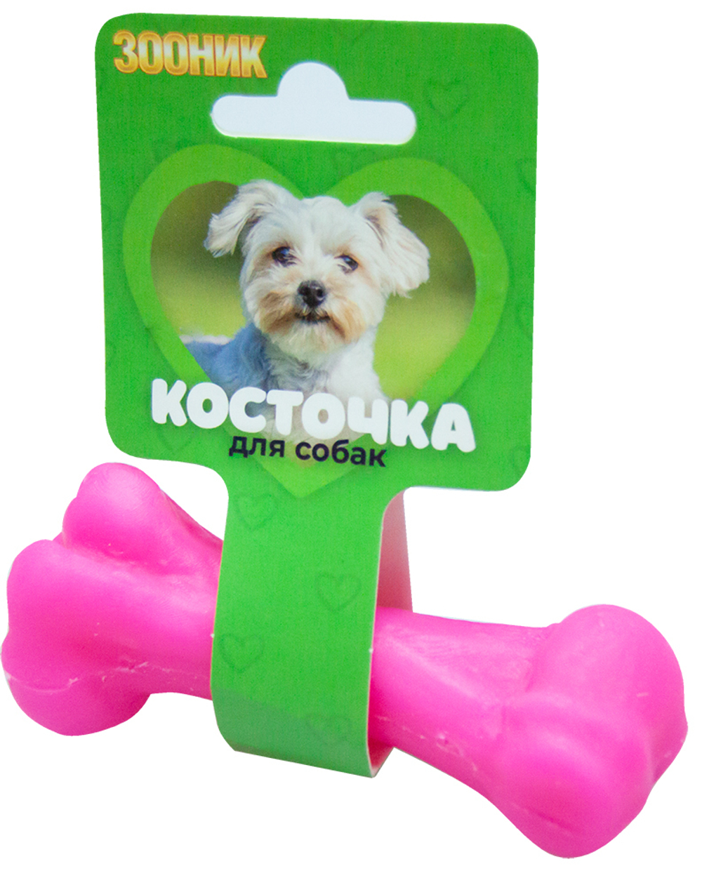 ZOONIK Игрушка "Кость литая малая", 11 см (пластикат)