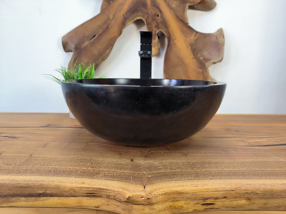 Раковина из андезита Bowl Black TinLip BA-65753 40*40*15