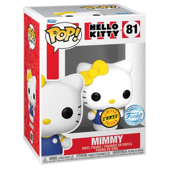 Фигурка Funko POP! Hello Kitty with Mimmy Chase (Exc) (81) 75287 / Фигурка Фанко ПОП! по мотивам франшизы "Hello Kitty", Мимми ЧЕЙЗ