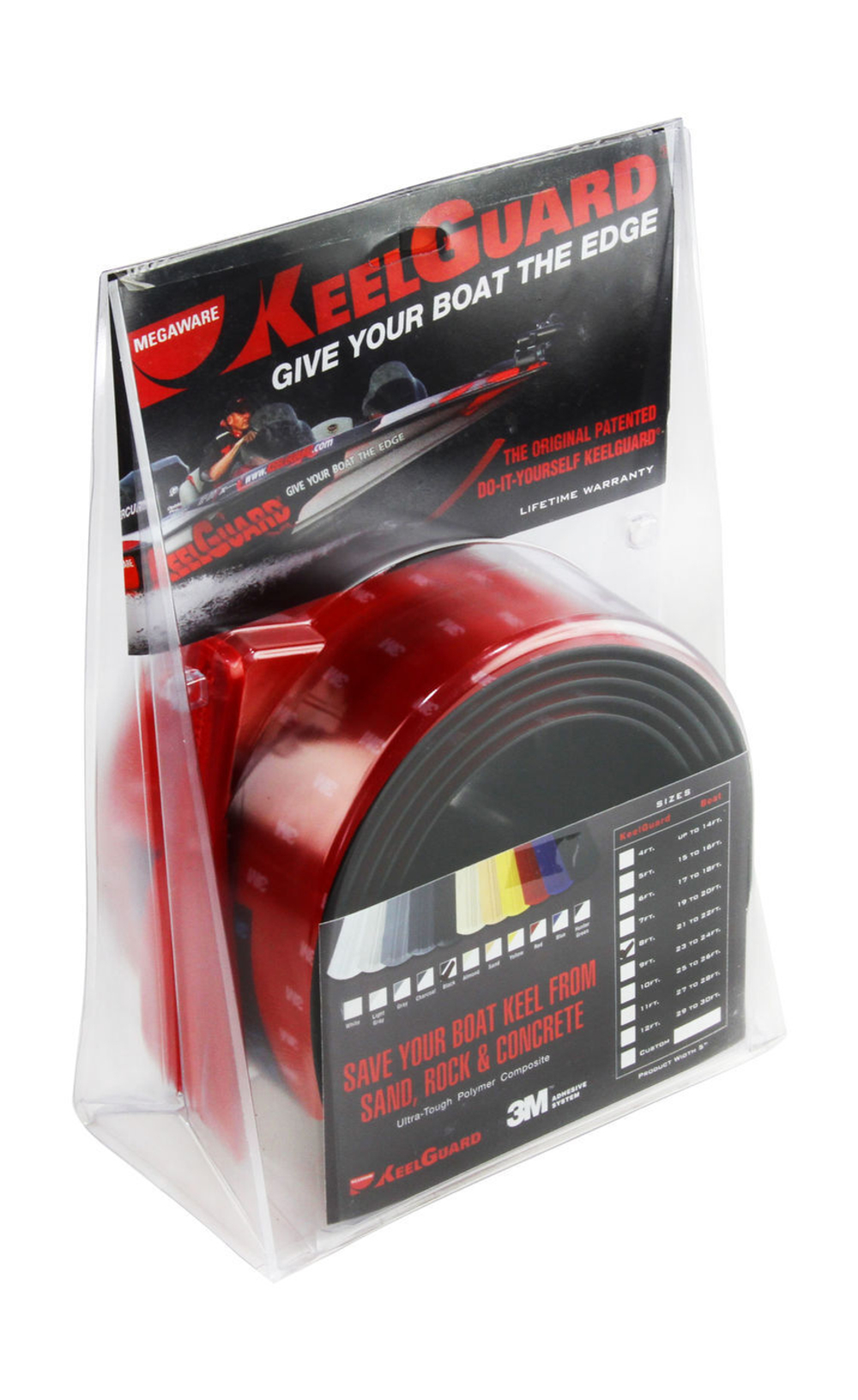 Защита киля KeelGuard, 2.44 м, чёрный цвет