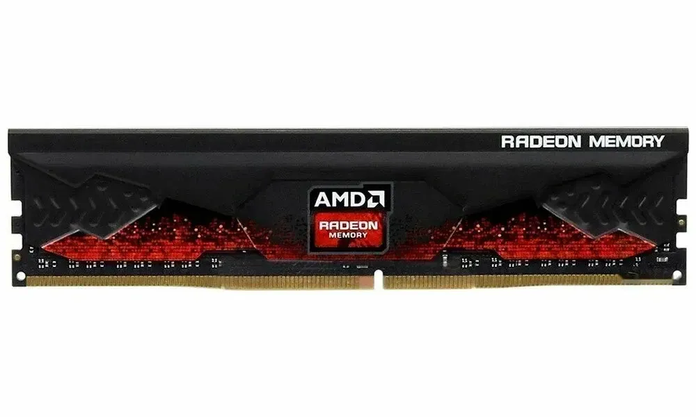 Оперативная память с радиатором 8GB DDR4 2400MHz AMD Radeon R7 Performance Series, Black Non-ECC CL16, PC4-24000, 1.2V, R7S48G2400U2S