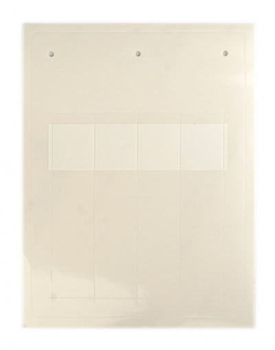 Самоламинирующаяся маркировка для кабелей и труб. Белая