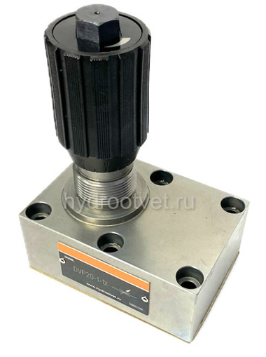 DVP40-1-10 - Дроссель двухсторонний на плиту c рукояткой, Ду40