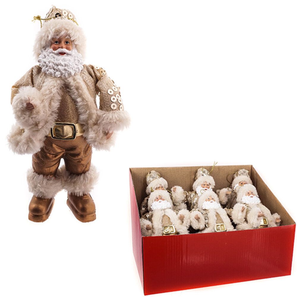 GAEM Украшение новогоднее "Дед Мороз" (блок 12 шт.), L11 W4 H16 см