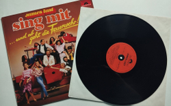 Винтажная виниловая пластинка LP James Last Sing Mit 8 Und Ab Geht Die Feuerwehr (Germany 1980)