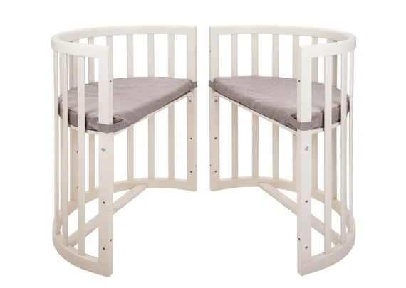 Кроватка-трансформер Ellipsebed Молочная