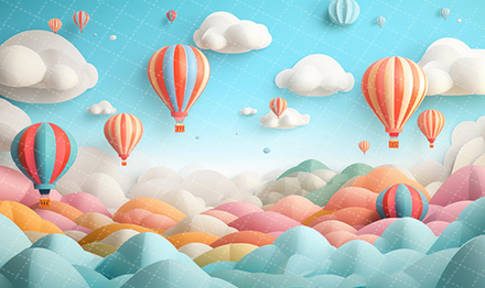 Фотофон "Воздушные шары" арт. ФФ903-15