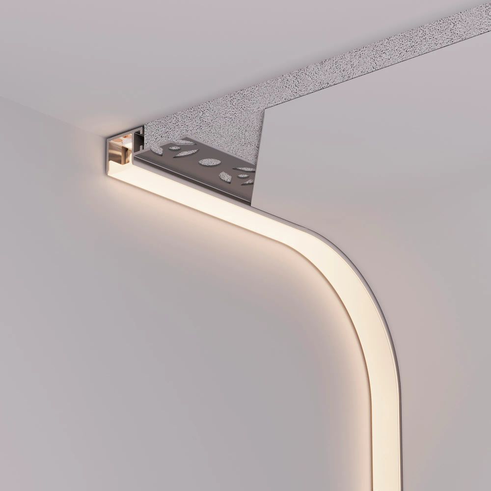 Профиль FANTOM-BENT-W12-TOP-EDGE-2000 ANOD (Arlight, Алюминий) 040328