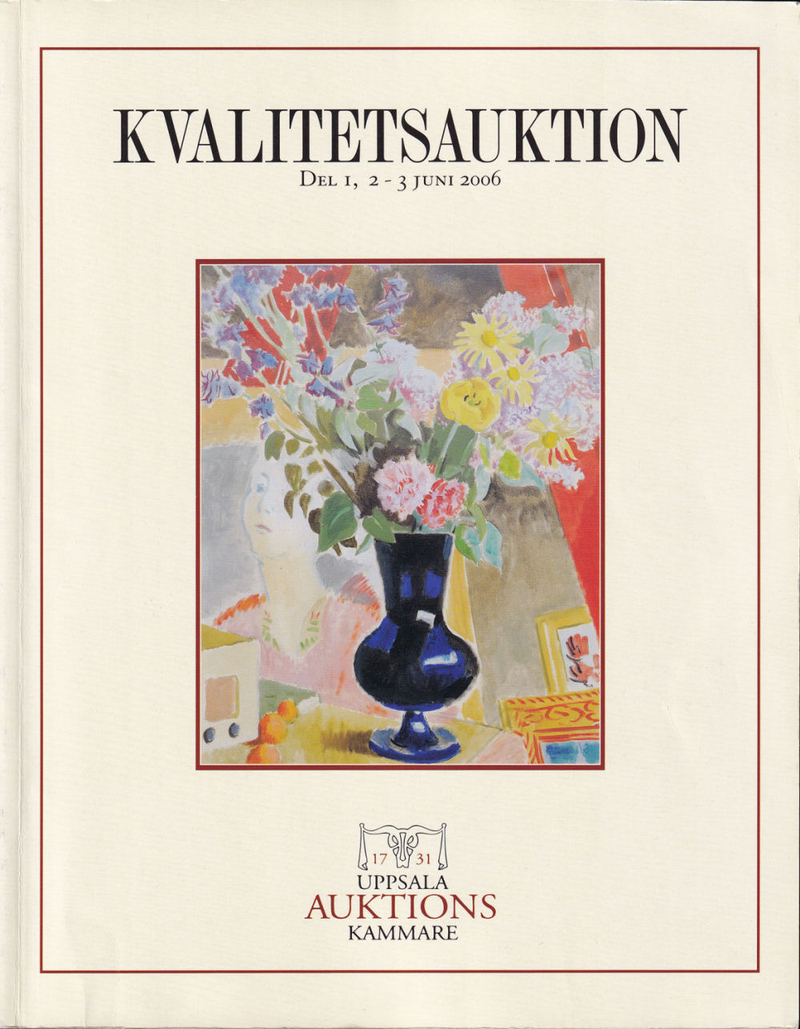Каталог аукциона Uppsala Kammare, Важные торги Часть I от 2-3 июня 2006 года