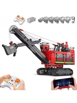 Конструктор Большой механический экскаватор 2986 дет