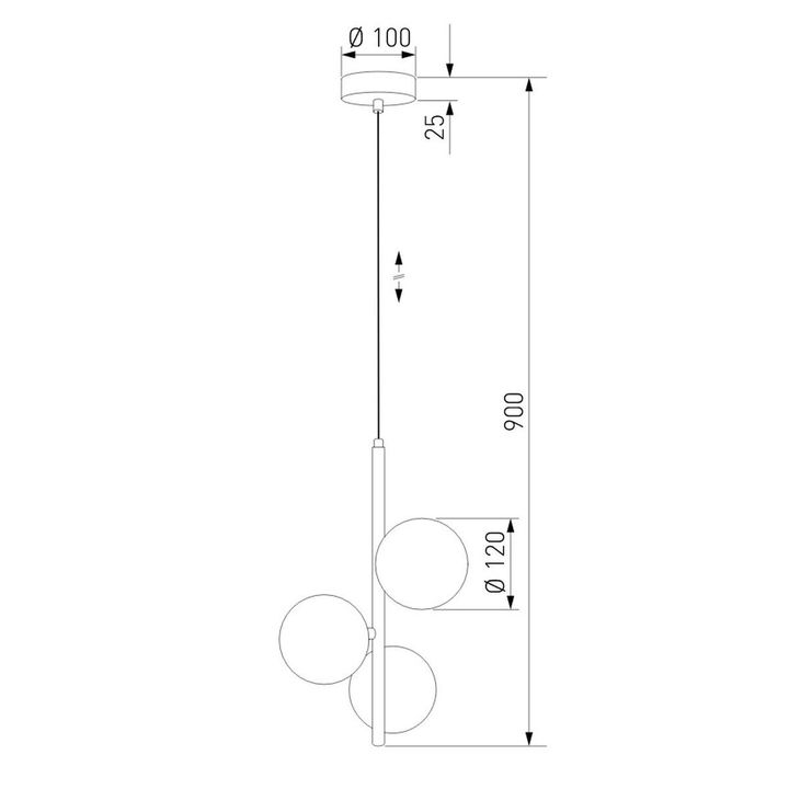 Подвесной светильник TK Lighting 6188 Estera Brown