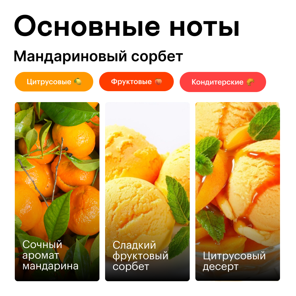 Мандариновый сорбет