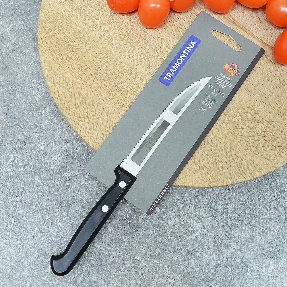 Нож для мяса 12,7см Tramontina Ultracorte, с зубцами, 871077