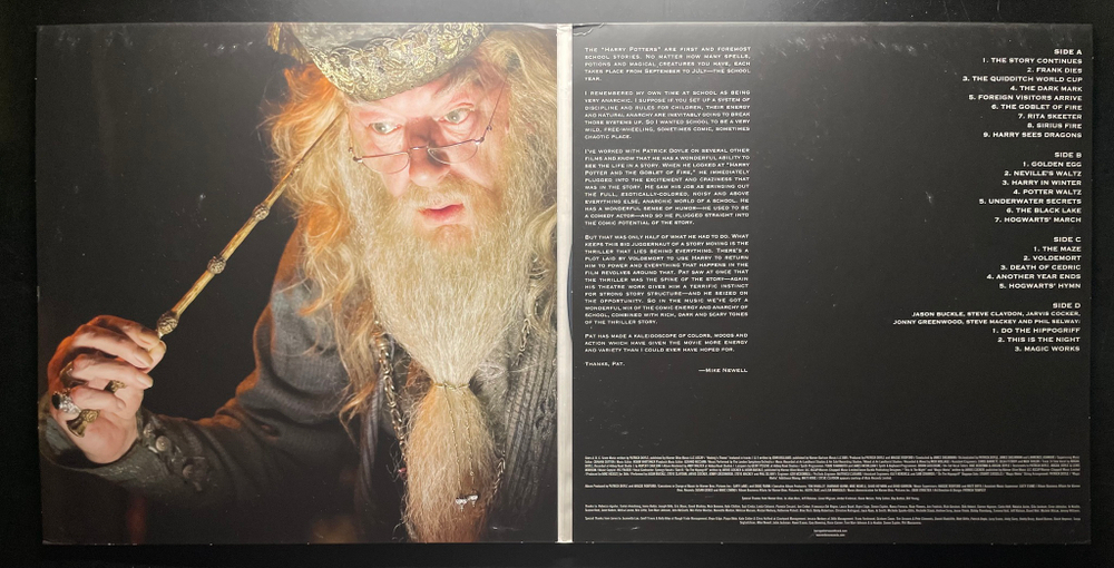 Harry Potter And The Goblet Of Fire - Original Motion Picture Soundtrack 2LP (Европа 2018г.) Picture