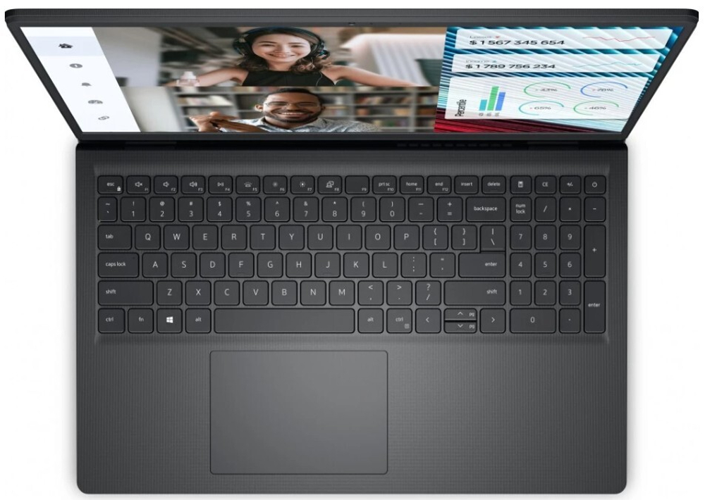 Ноутбук  Dell Vostro 3520 15.6 ", Core i3, 16 Гб RAM, 512 Гб SSD, UHD Graphics, Черный