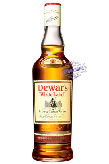 Дюарс Белая Этикетка. Шотландский виски. 1 Л