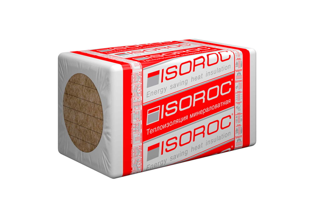Утеплитель ISOROC Супер Теплый (Изовер) 1000мм×610мм×100мм 5шт, 3,05м2