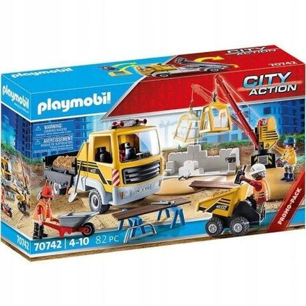 Конструктор Playmobil City Action 70742 Строительная площадка с самосвалом