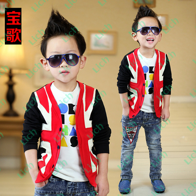 Кардиган детский с принтом британского флага