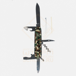 Нож многофункциональный Victorinox Spartan 91 мм, Woodland