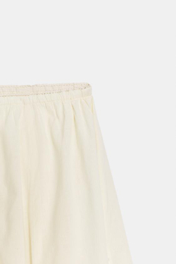 ZARA ДВУХСЛОЙНАЯ ЮБКА МИДИ, ЭКРЮ