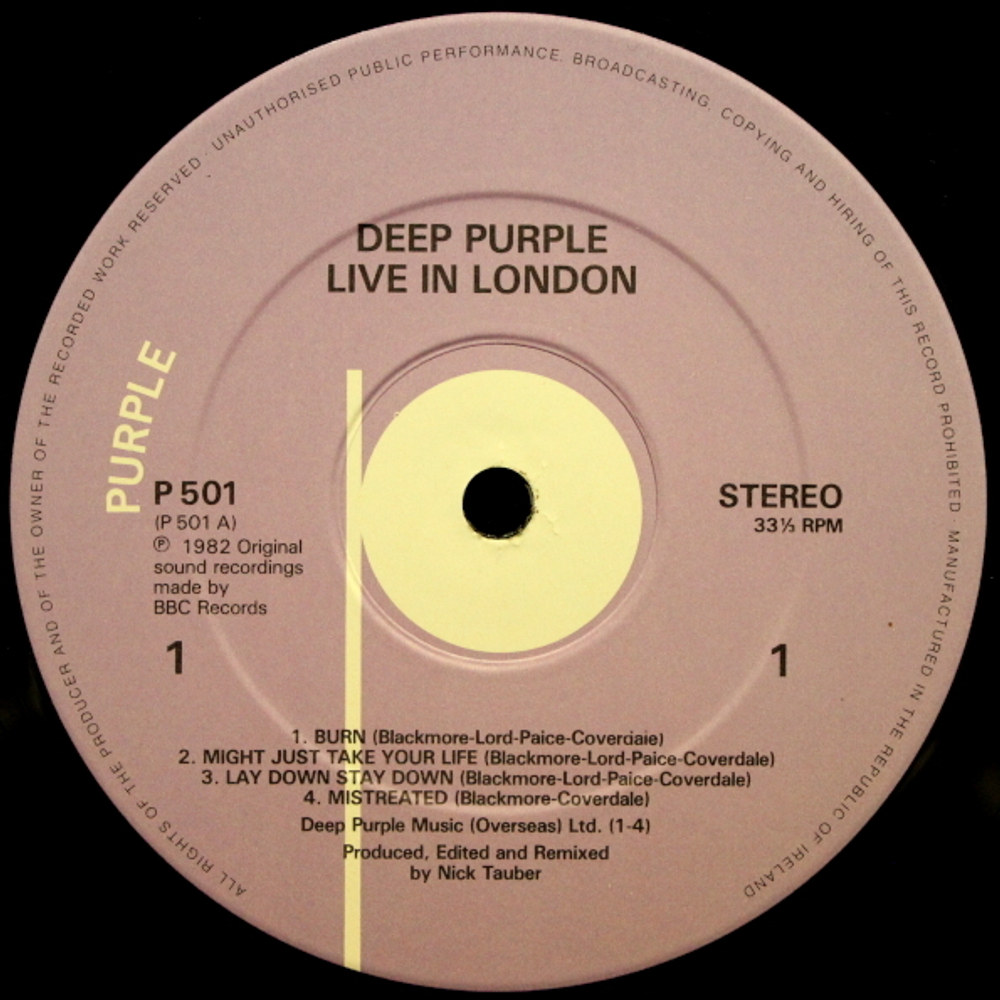 Deep Purple / Live In London (LP)