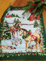 Набор полотенец "Волшебство Нового года", 3шт, рогожка