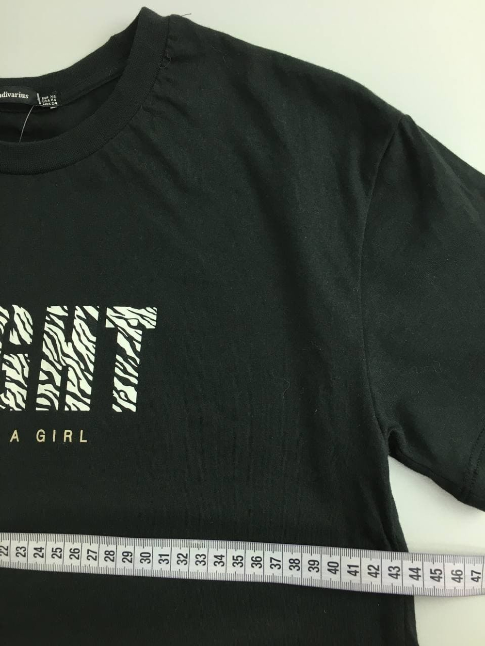 Футболка Stradivarius с принтом 42 размер