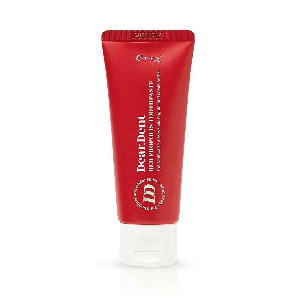 [Esthetic House] Dear.Dent Red Propolis Toothpaste - Зубная паста ПРОПОЛИС, 80 г