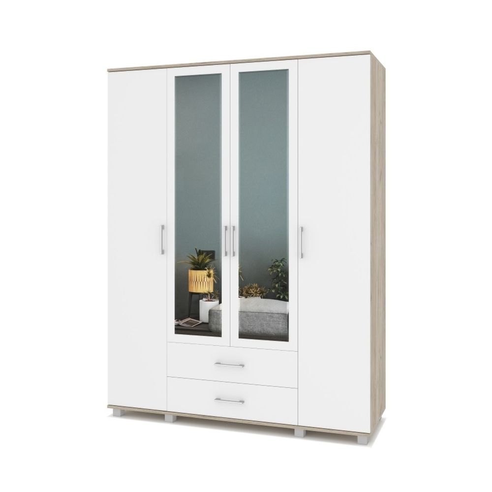 Шкаф четырехстворчатый "Ева" Е43, ЛДСП