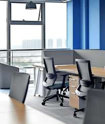 Кресло персонала Sunon Iron CIR69SW Сетка/ткань черная