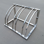 Велопарковка №74, на 3 места, 800*510*510 мм., из нержавеющей стали