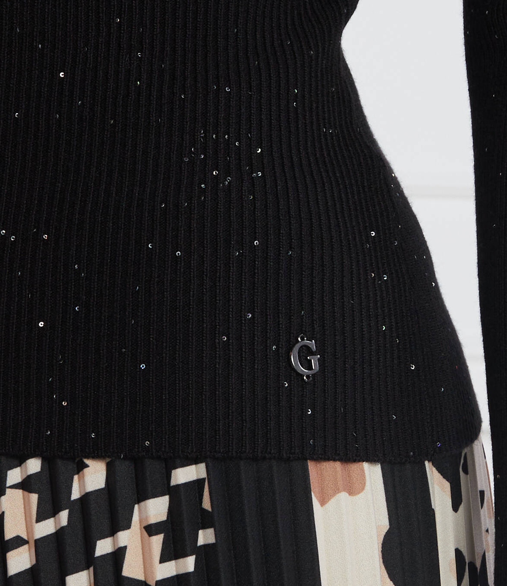 свитер 1981 ankle GUESS - черный(W3RR58 Z34O0)