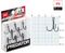 Крючки-тройники Lucky John PREDATOR LJH234 №4, 8 шт.