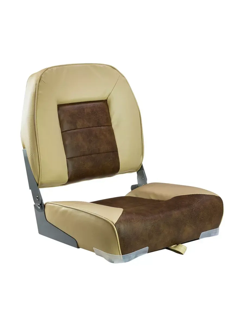 Кресло MR мягкое складн., винил (песочный/корич) 75121SB-MR