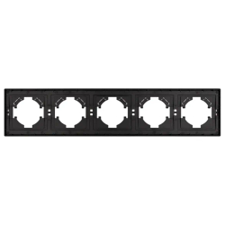 Рамка пластиковая FRM-TENDO-SFPL-5-BK (Arlight, -) 054657