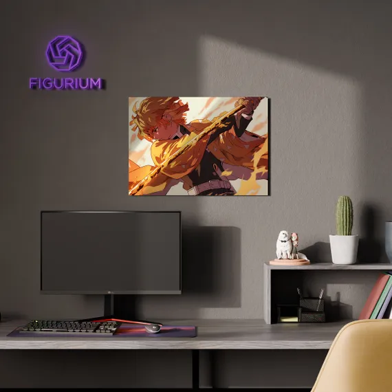 Постер Zenitsu Agatsuma - Demon Slayer