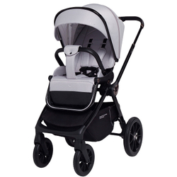 Детская коляска Sweet Baby Vento Black 3 в 1 Grey