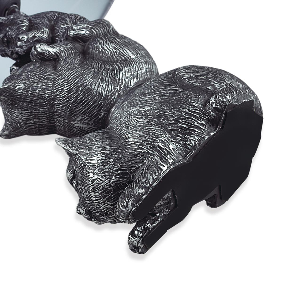 8128/1T MODERNI LN26 514 серый, керамика/текстиль Настольная лампа E27 1*60W 220V CATTY