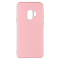 Силиконовый чехол Silicone Cover для Samsung Galaxy S9 (Светло-розовый)