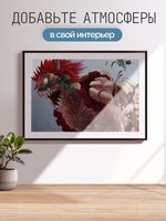 Постер плакат Кирисима В Ярости My Hero Academia Моя Геройская Академия