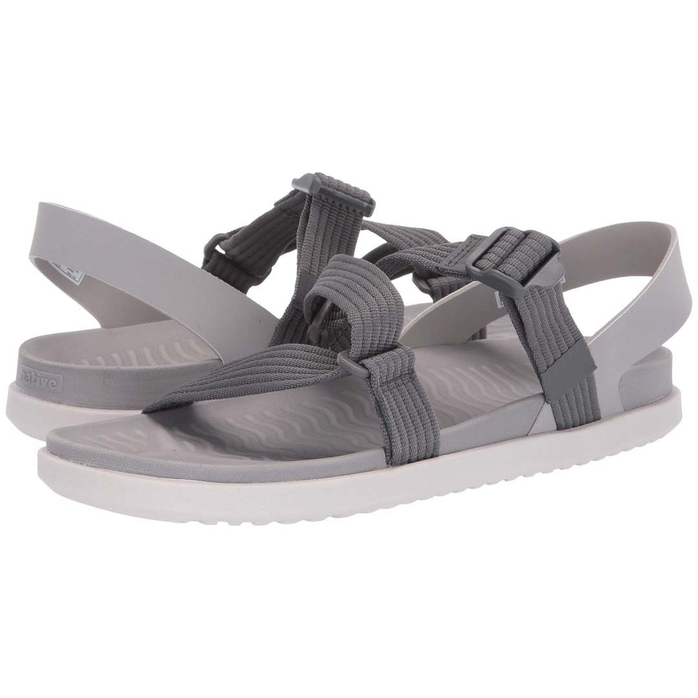 Летние сандалии Native Zurich Pigeon Grey Dublin Grey серые
