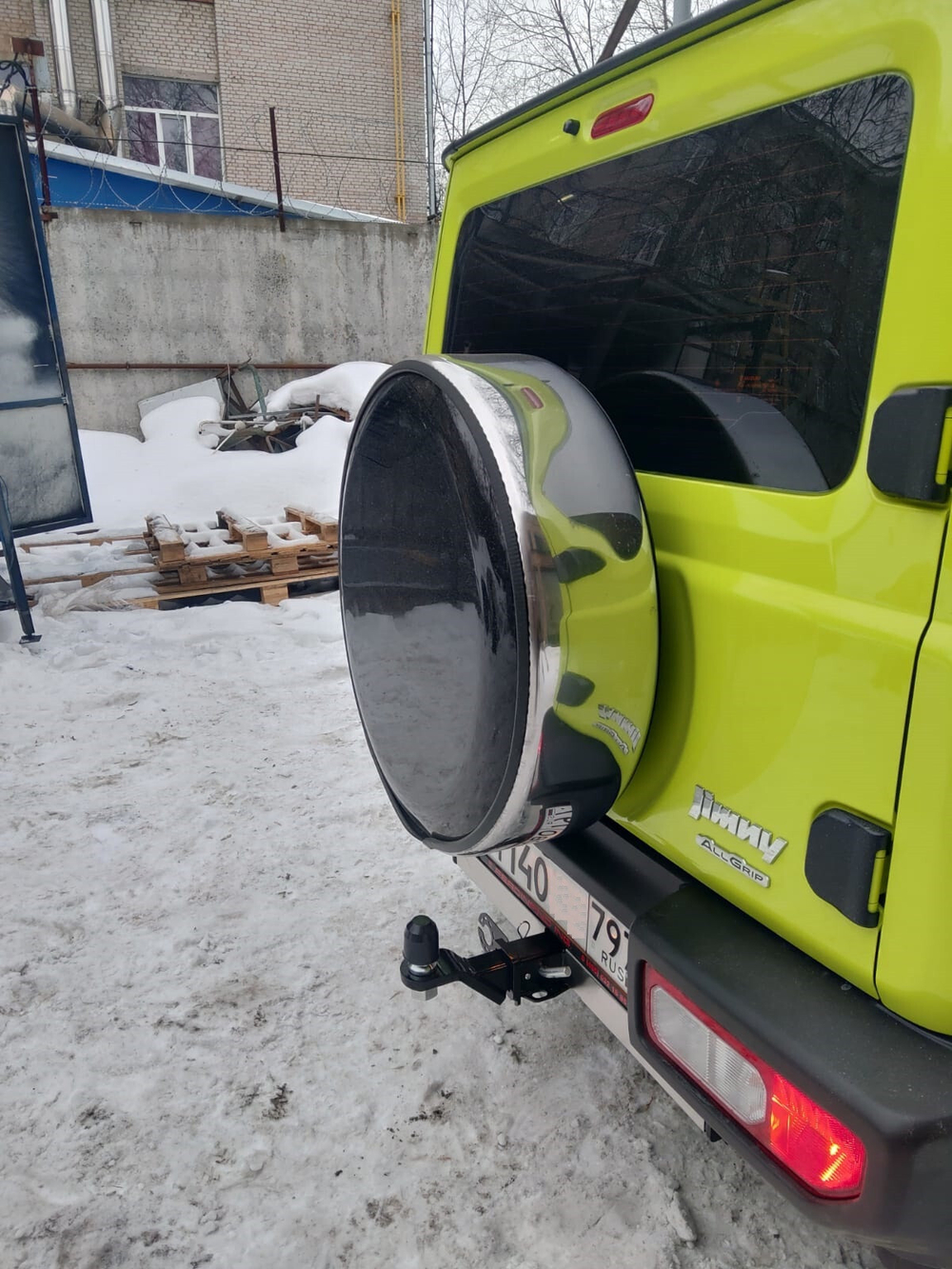 Фаркоп под квадрат для Suzuki Jimny, 2018-, Бизон.FA 0350-E(N)