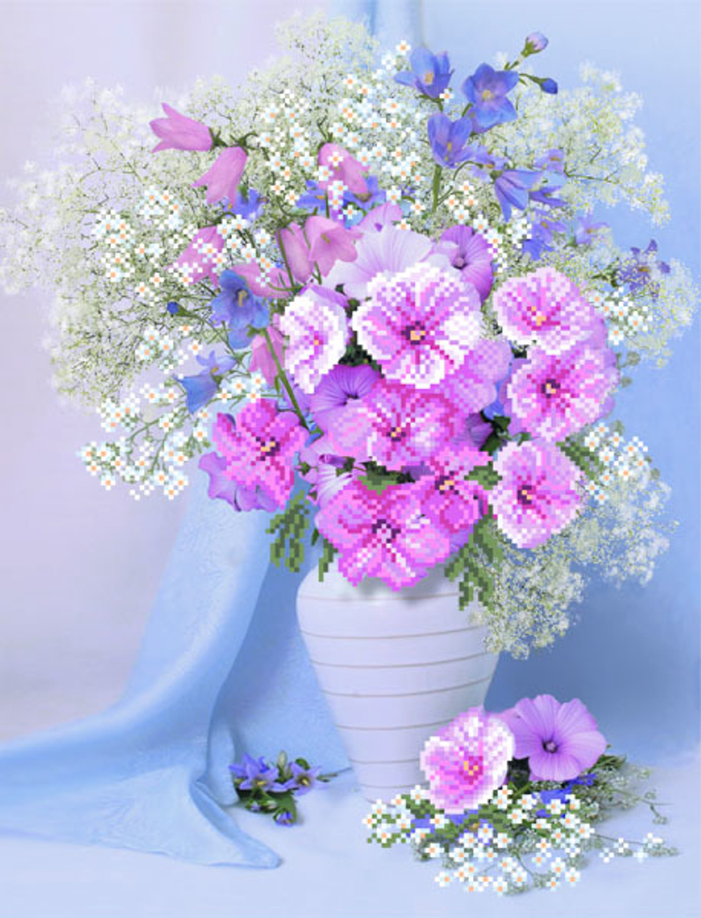 Характеристики товара:¶В комплекте: рисунок на шелке для вышивки бисером, руководство по вышиванию.