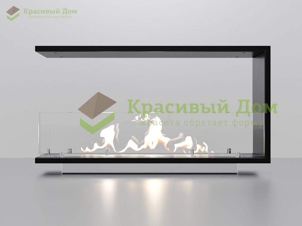 Торцевой биокамин 1100