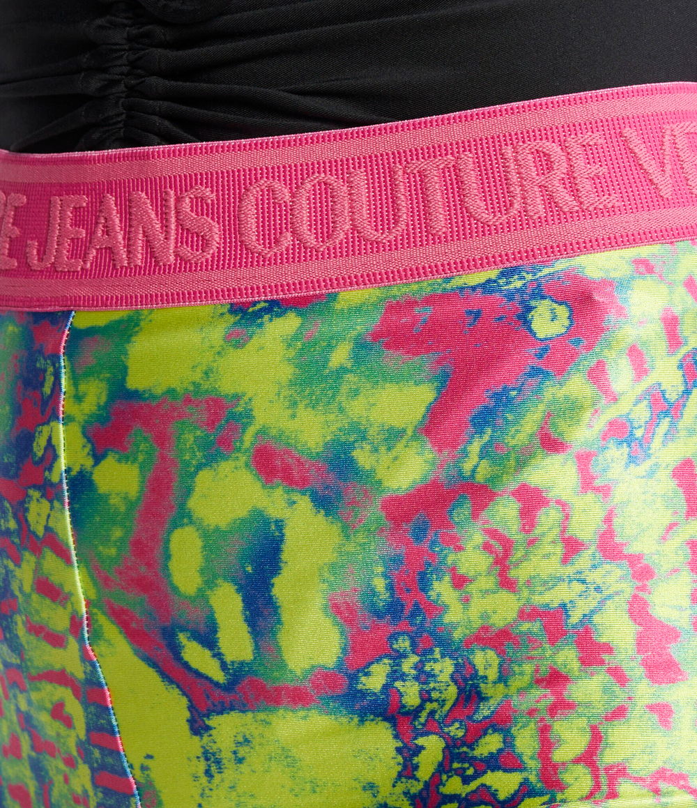 Леггинсы Versace Jeans Couture - лимонный(76HAC101JS289)