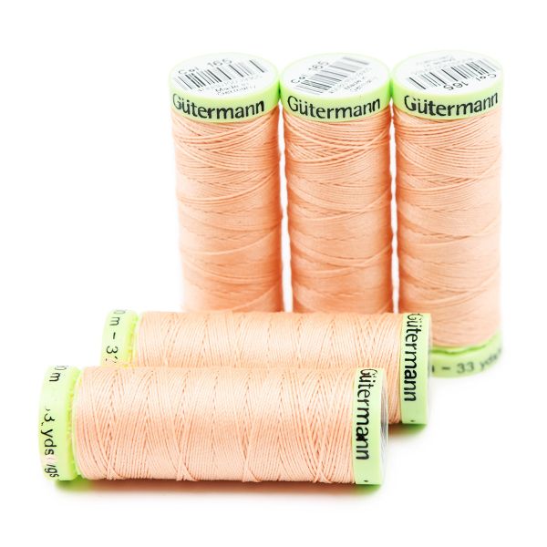 Нитки отделочные Gutermann Top Stitch 30 (30 метров), 5 кат. | 165 жемчужно-персиковый